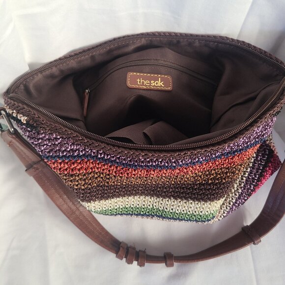 The Sak Sequoia Hand-Crocheted Lined Medium Shoulder Bag - Picture 3 of 8